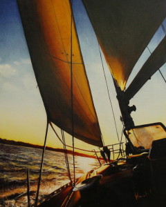 Sails at Sunset